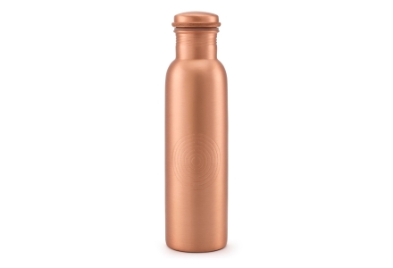 Copper Water Bottle Matte 950 ml Handmade