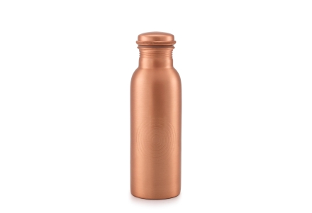 Copper Water Bottle Matte 500 ml Handmade