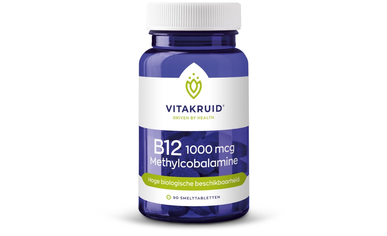 Vitakruid B12 1000 mcg Methylcobalamin 90 melting tablets